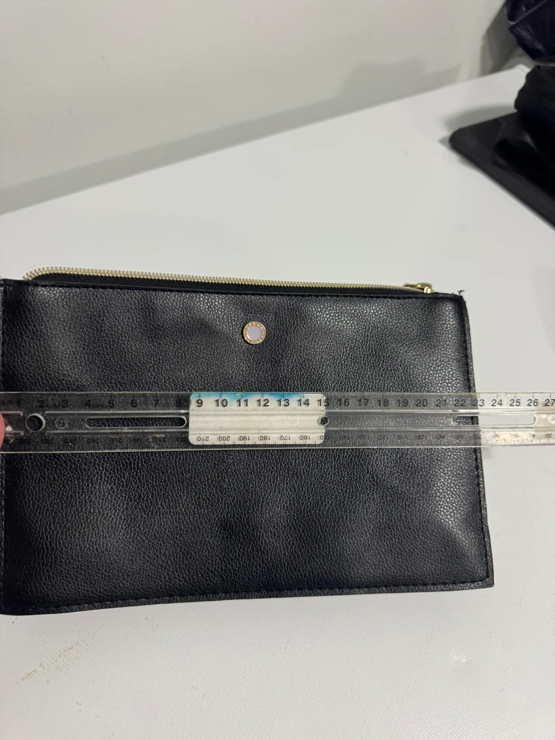 Bvlgari Black Leather Zip Pouch - photo 2