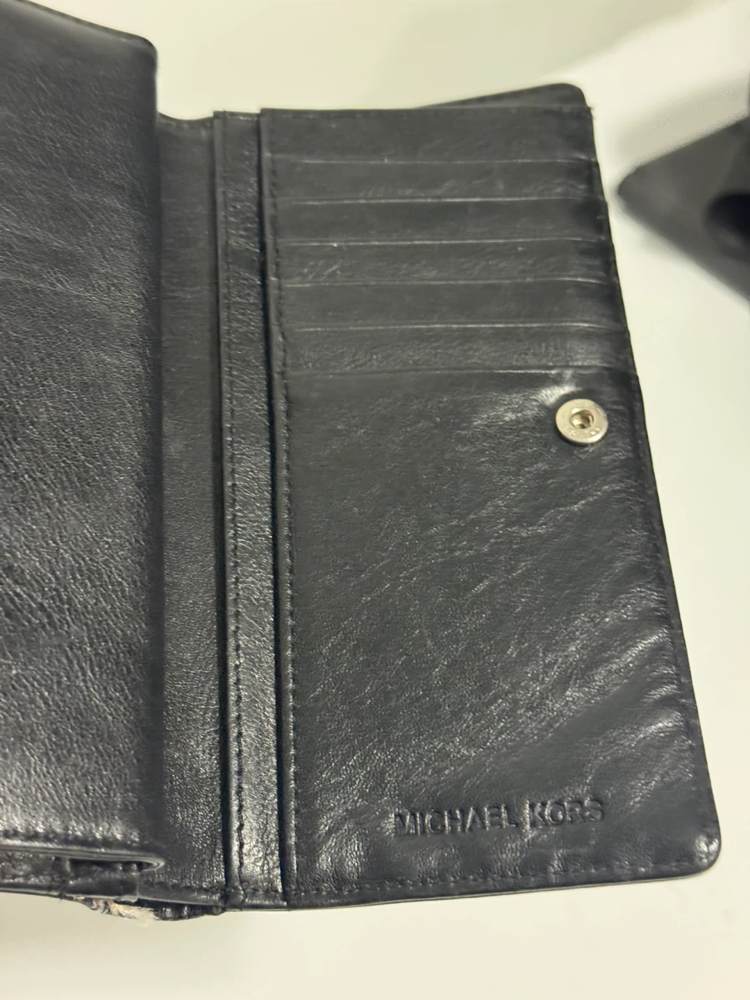 Michael Kors Black Studded Leather Wallet - photo 3