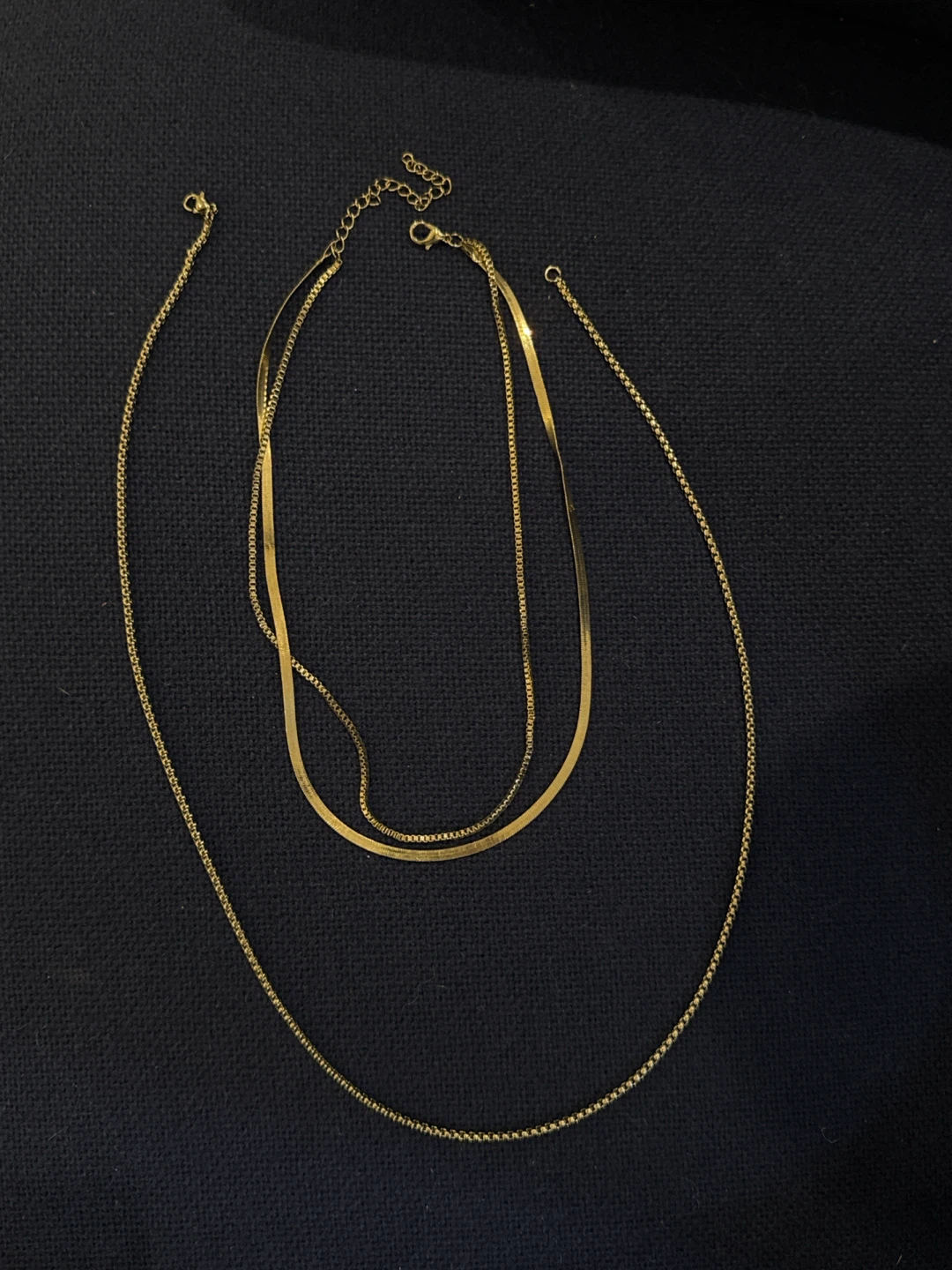 Silver Layered Necklaces