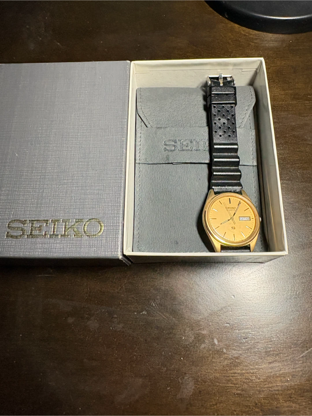 Man’s Seiko Quartz Gold Tone Watch