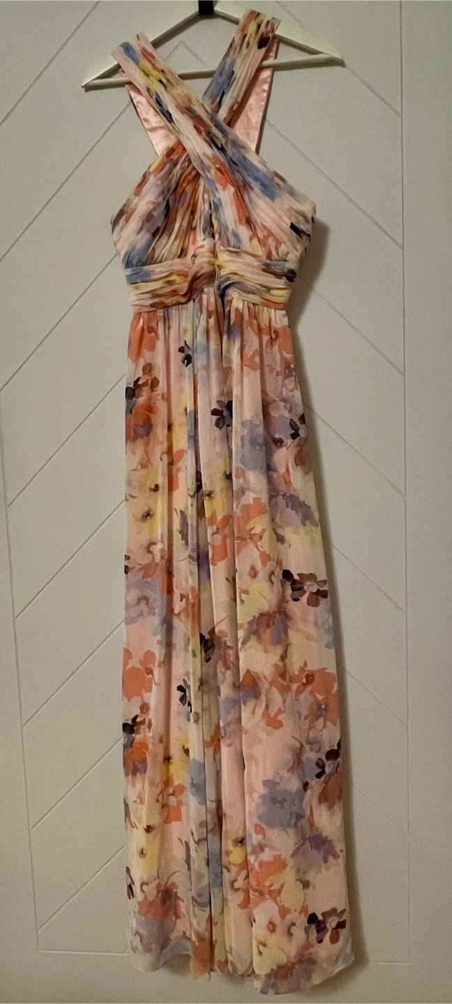 Calvin Klein Floral Halter Maxi Dress - photo 2