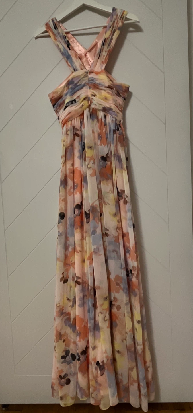 Calvin Klein Floral Halter Maxi Dress - photo 3