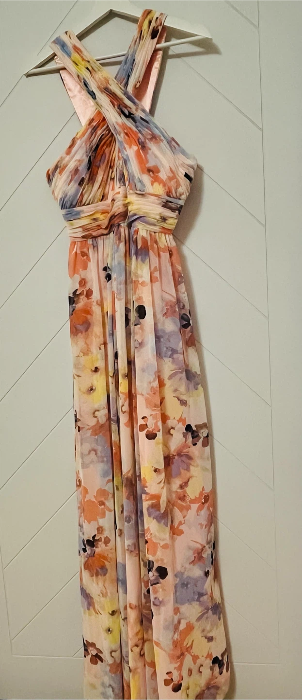 Calvin Klein Floral Halter Maxi Dress - photo 5