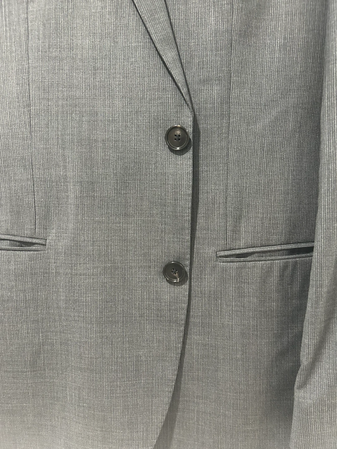 BOSS Hugo Boss Grey Pinstripe Suit - 44R - photo 2