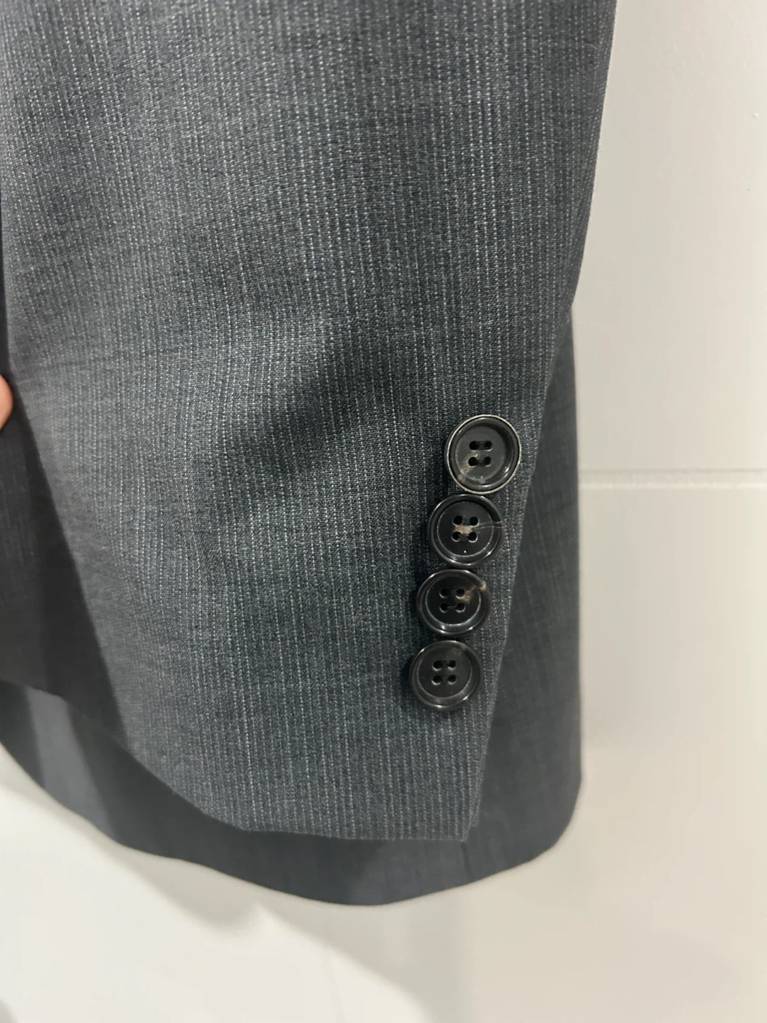 BOSS Hugo Boss Grey Pinstripe Suit - 44R - photo 3