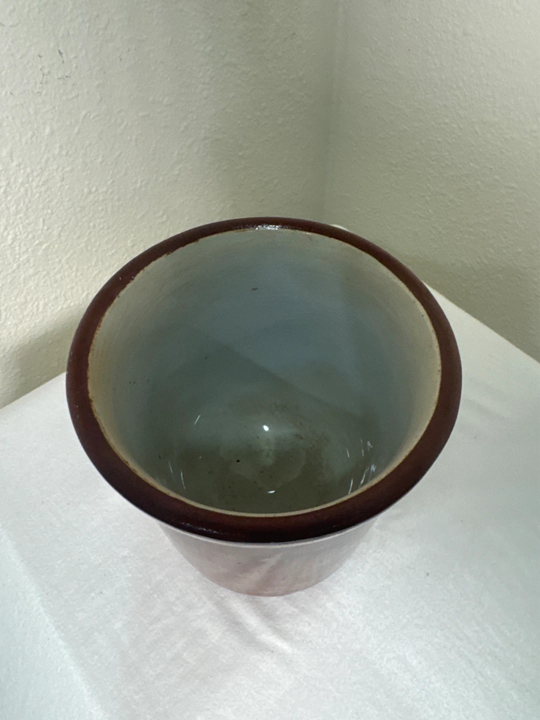 Vintage Brown Ceramic Crock Pot - photo 2