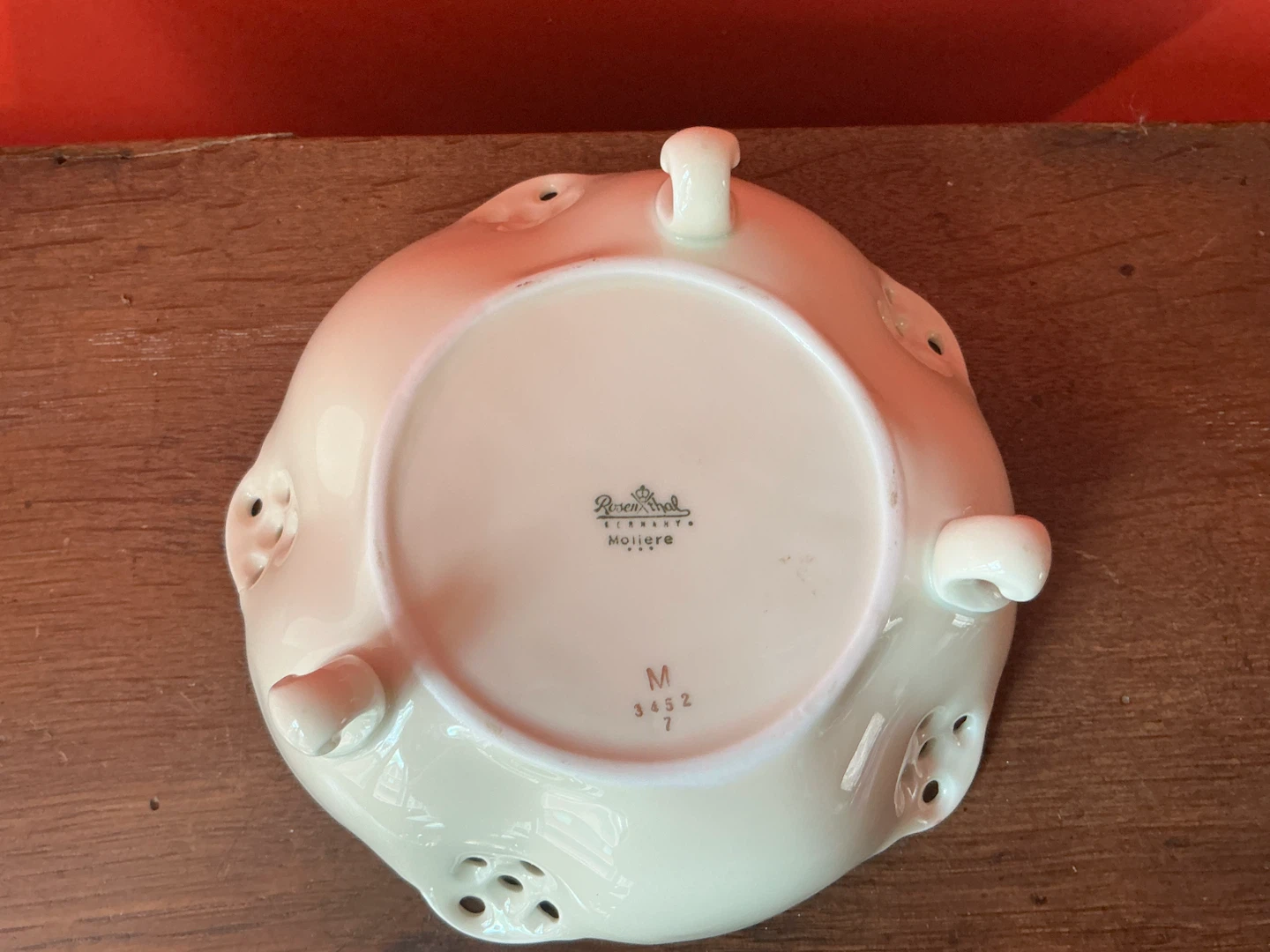 Vintage Rosenthal porcelain footed bowl - photo 3