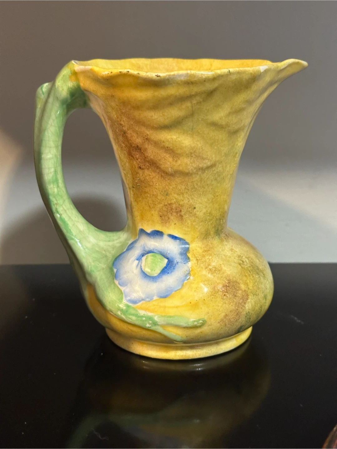 1930s James Kent Old Foley English Floral Pitcher As-Is
