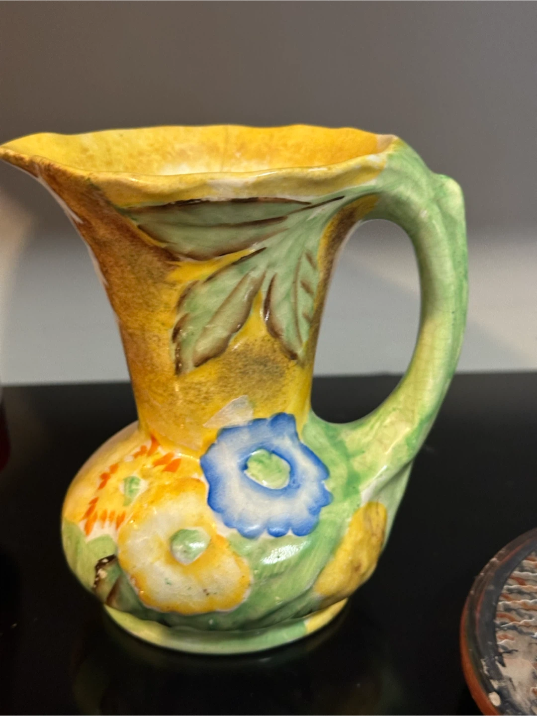 1930s James Kent Old Foley English Floral Pitcher As-Is - photo 4
