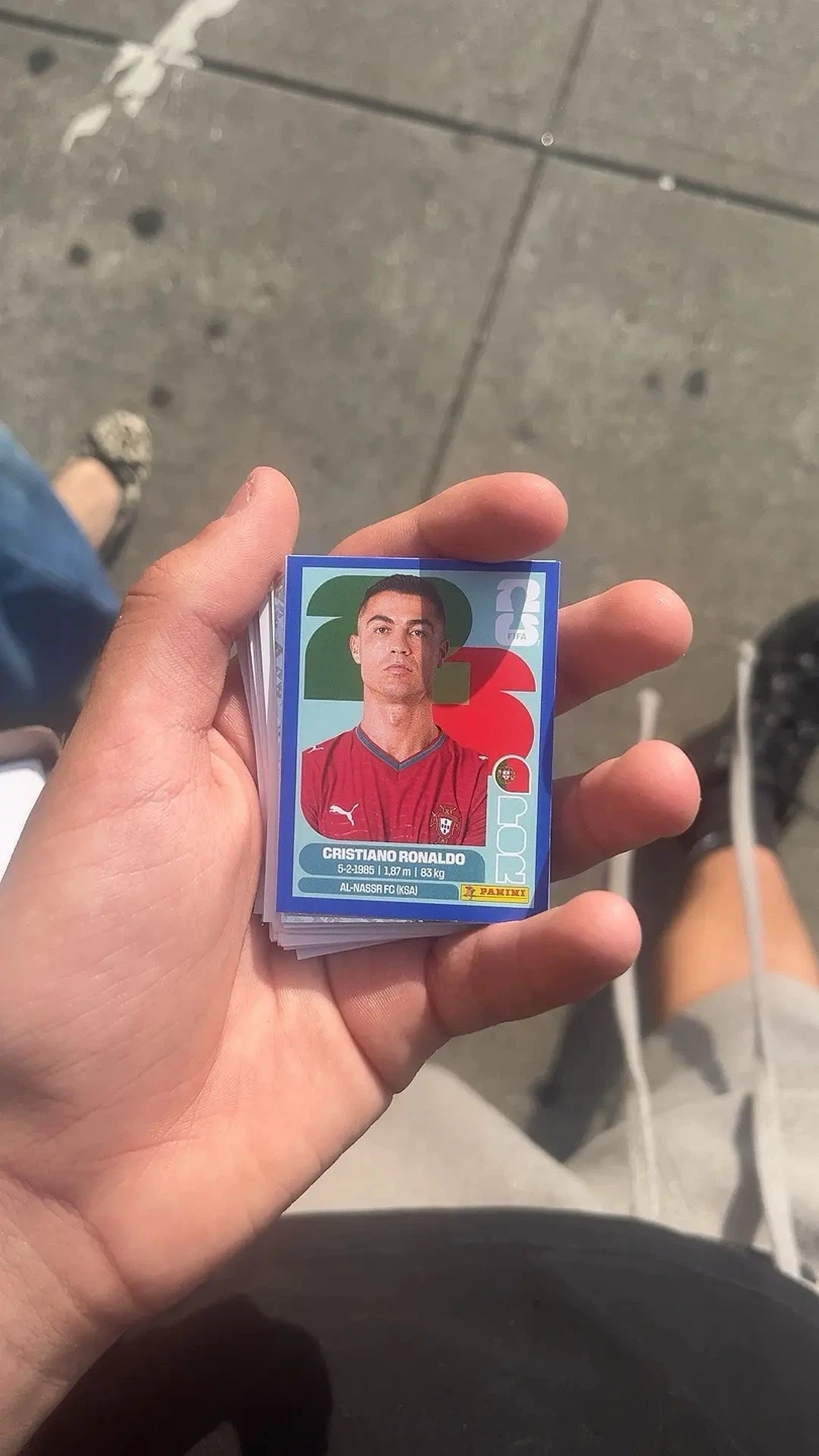 Panini Cristiano Ronaldo Sticker