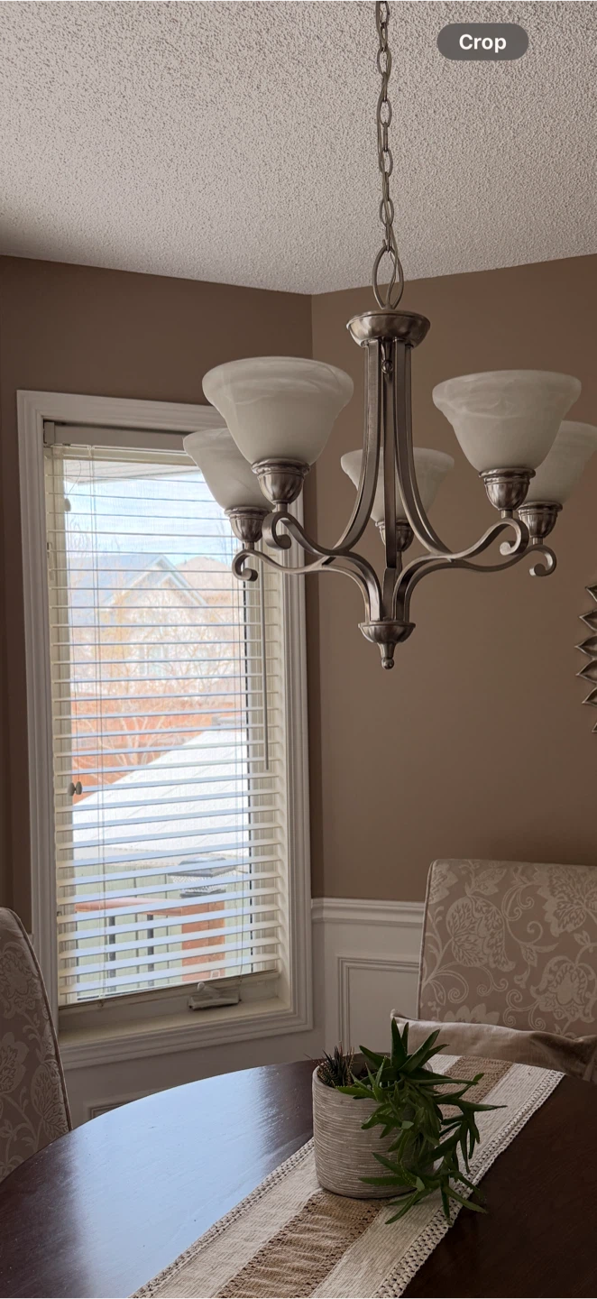 Satin Nickel Chandelier