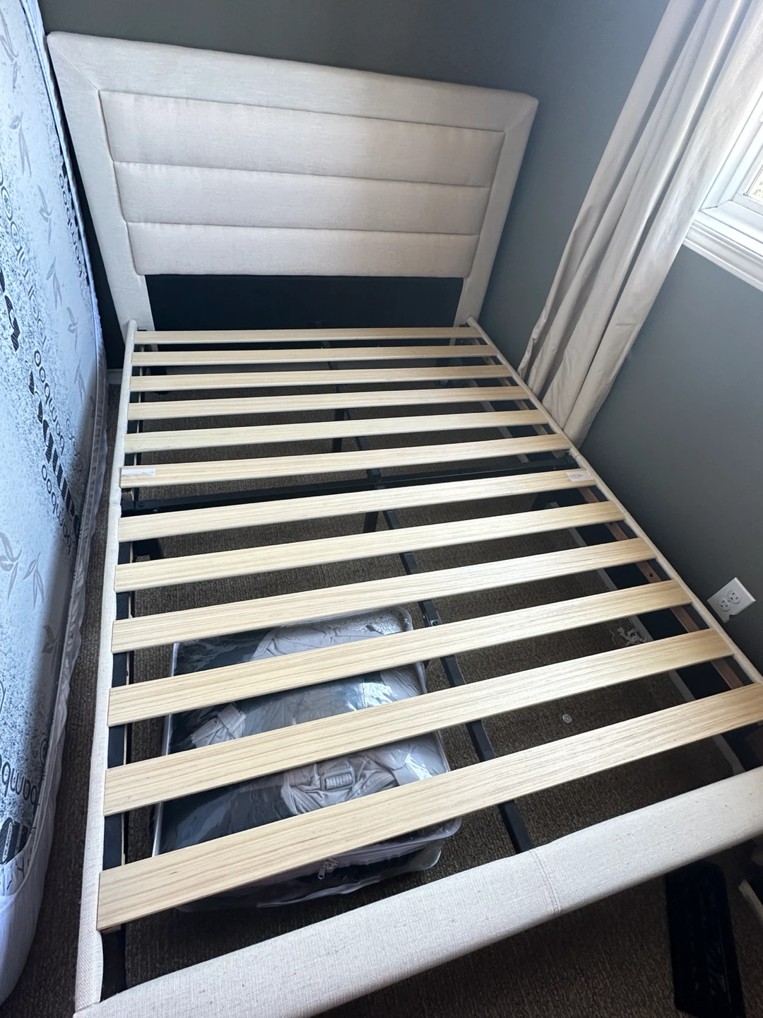 Upholstered Headboard Bed Frame