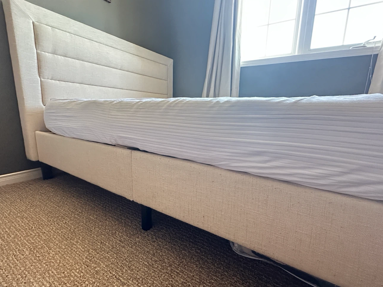 Upholstered Headboard Bed Frame - photo 3