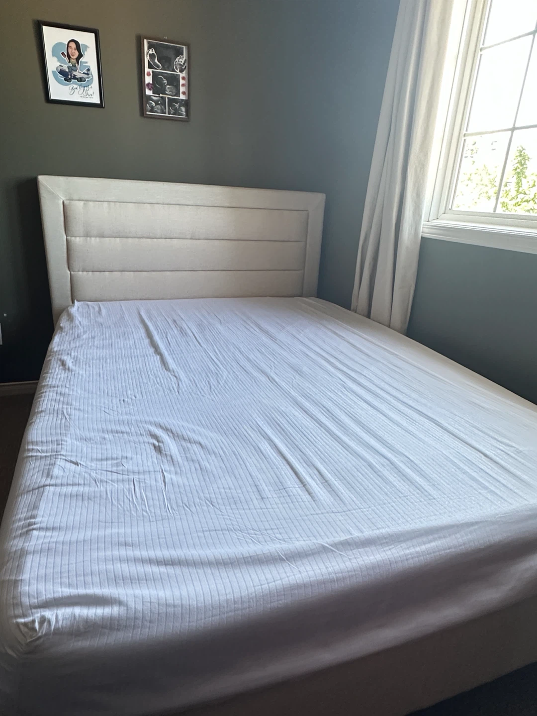 Upholstered Headboard Bed Frame - photo 4