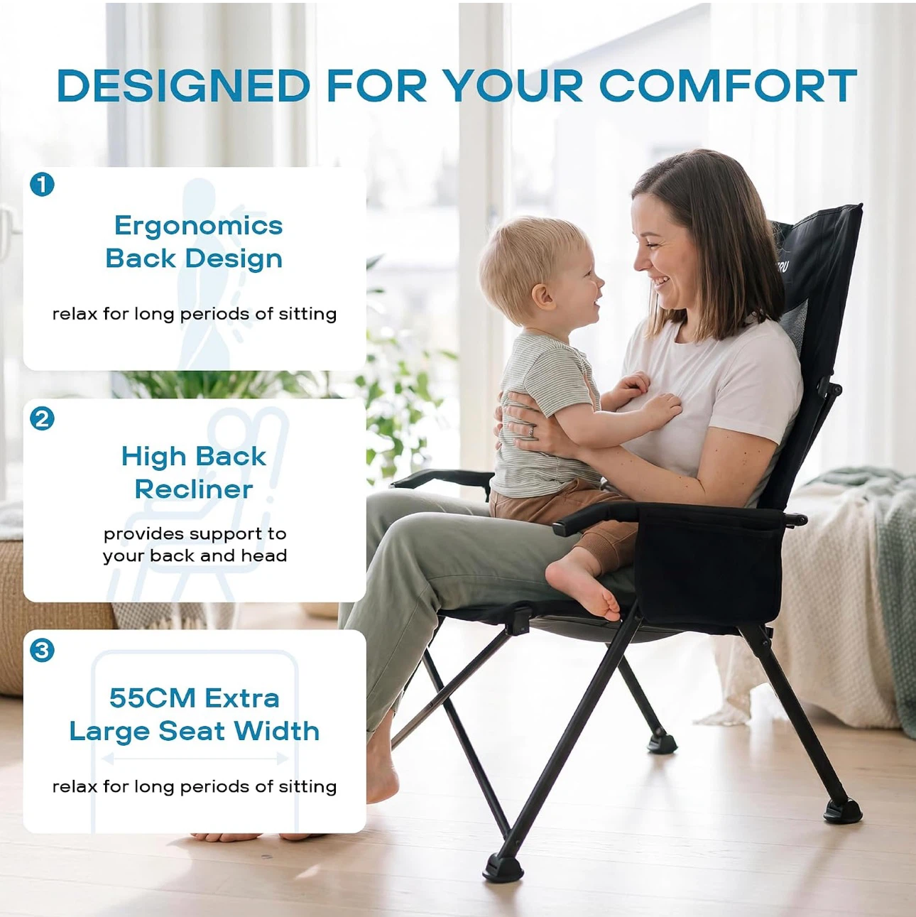 ARURU 6-Position Adjustable Camping Chair - photo 5