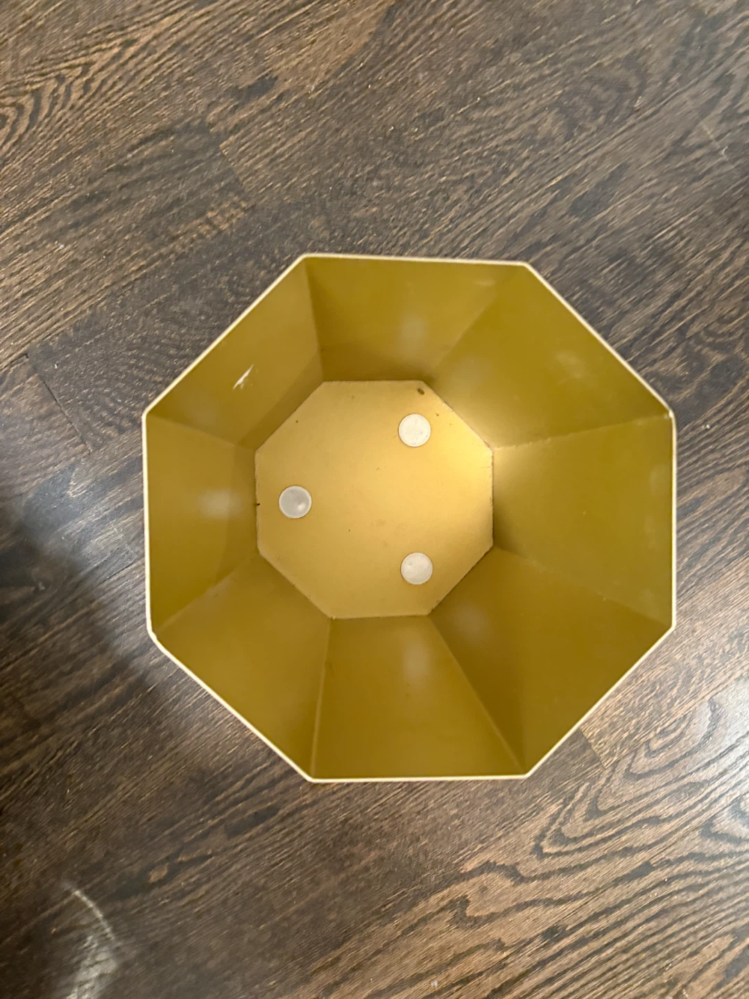 Gold Glam Geometric Trash Can - photo 3