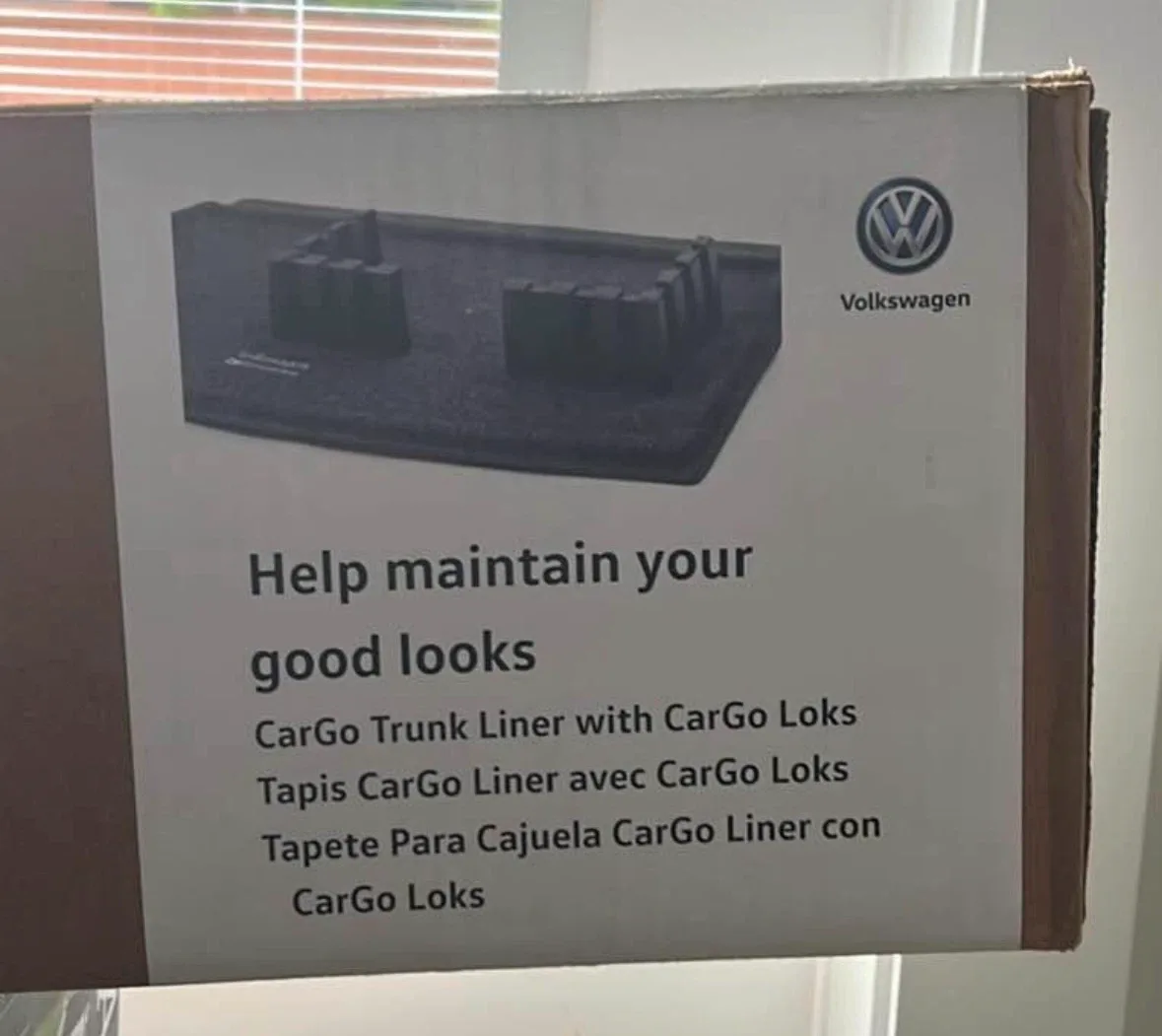 Volkswagen CarGo Trunk Liner with CarGo Loks