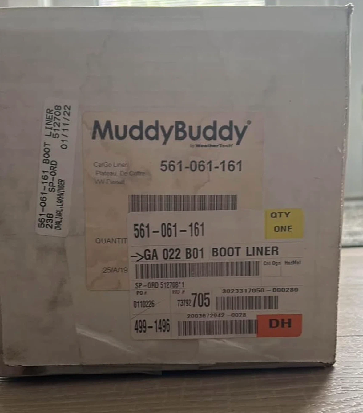 MuddyBuddy Boot Liner - Black - Fits VW Passat (2012-2022) - photo 2