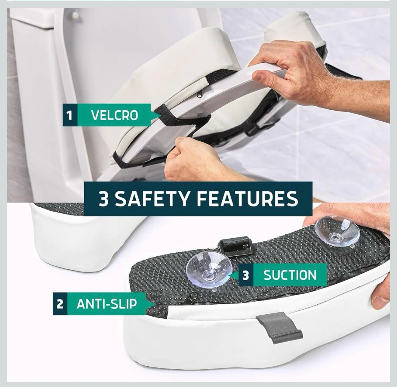 Lunderg padded Toilet Seat Riser - photo 2
