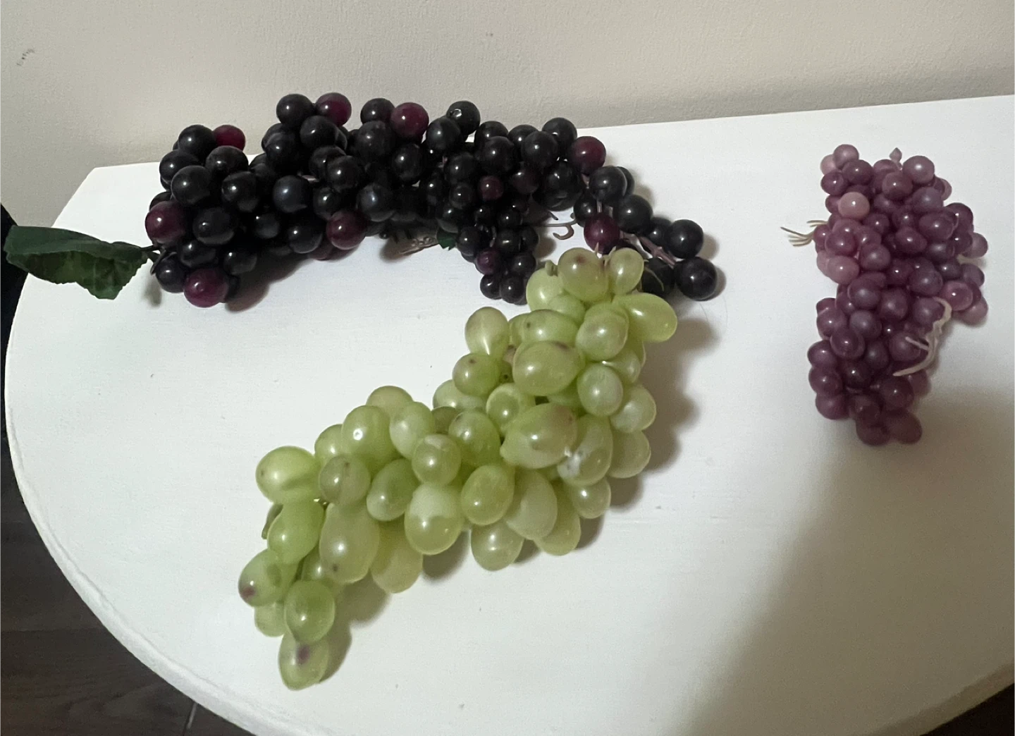 Vintage Artificial Grapes Lot - 3 Decorative Bunches