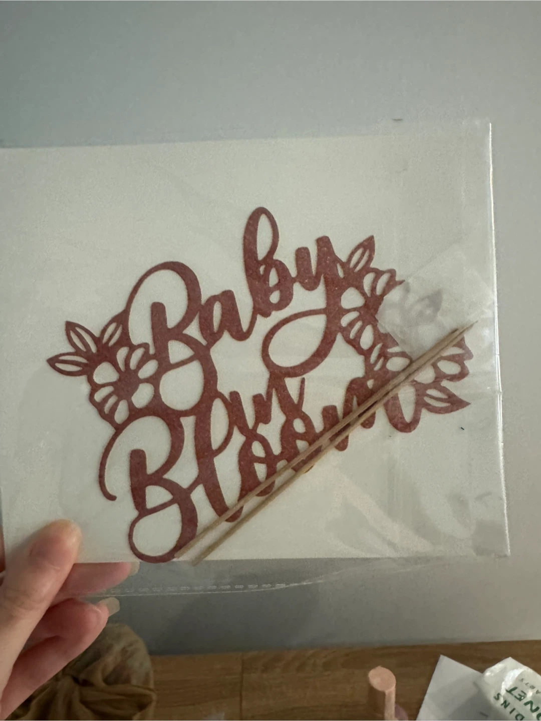 Baby Blossom Cake Topper
