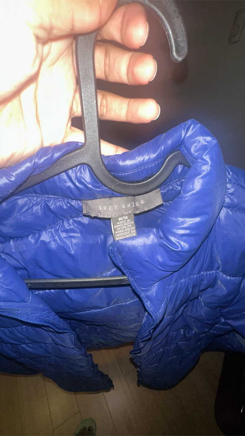 Suzy Shier Blue Puffer Jacket M/M - photo 2