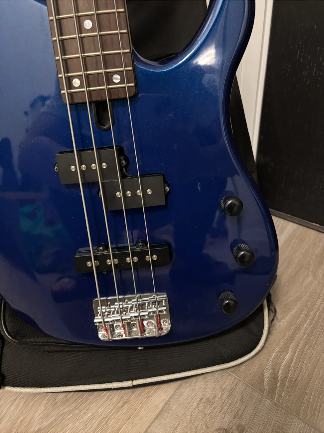 Yamaha TRBX174 Bass Guitar - Blue - photo 2