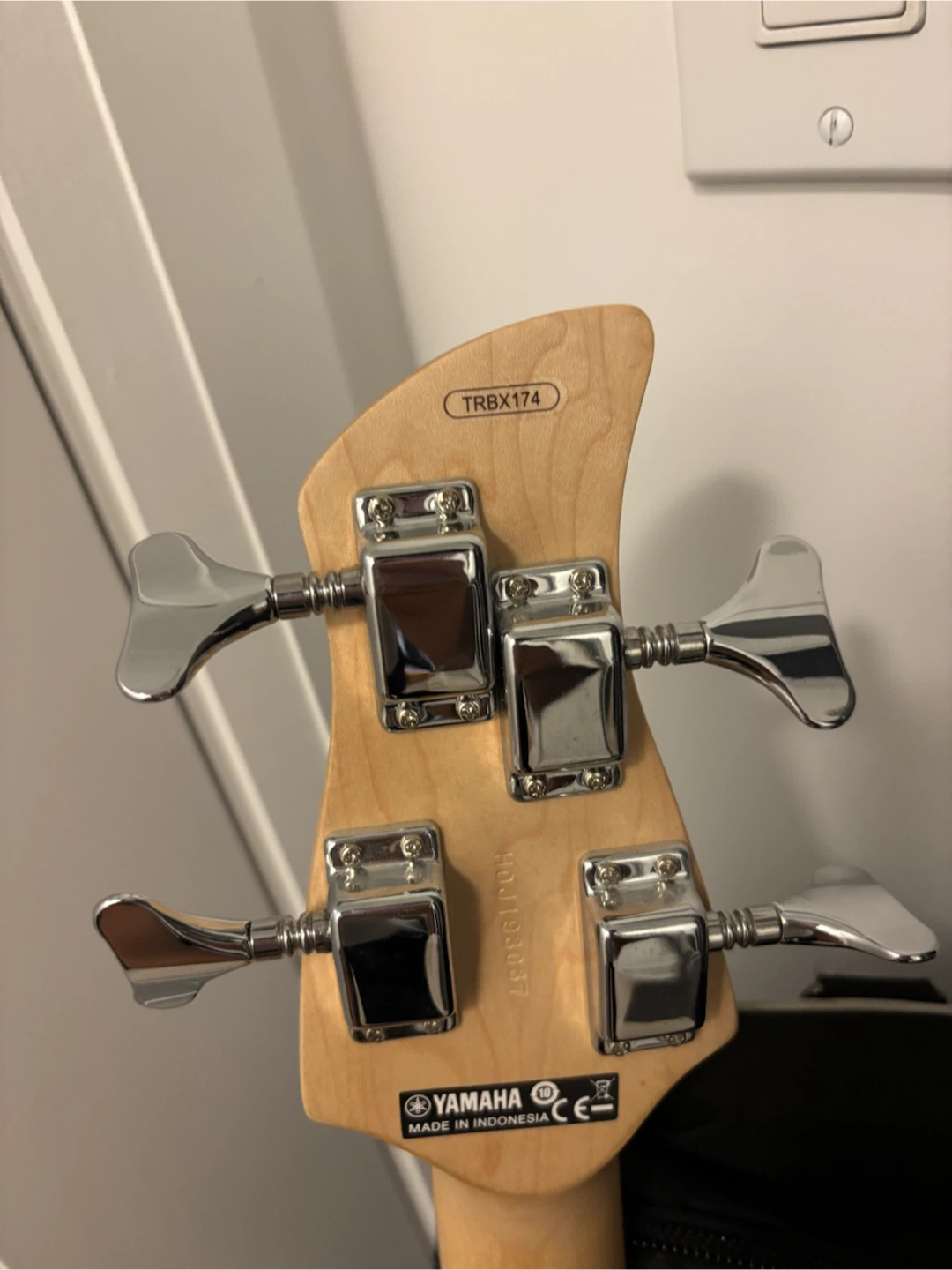Yamaha TRBX174 Bass Guitar - Blue - photo 4