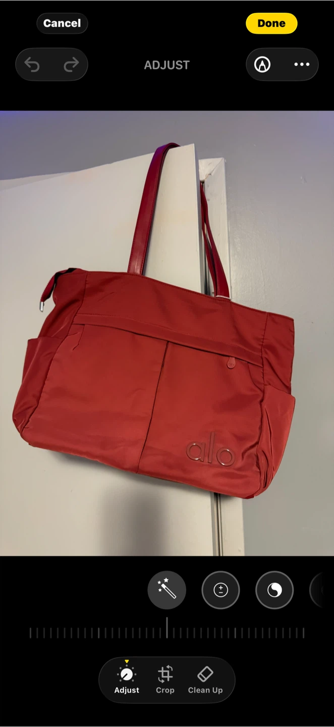 Red Alo Yoga Tote Bag