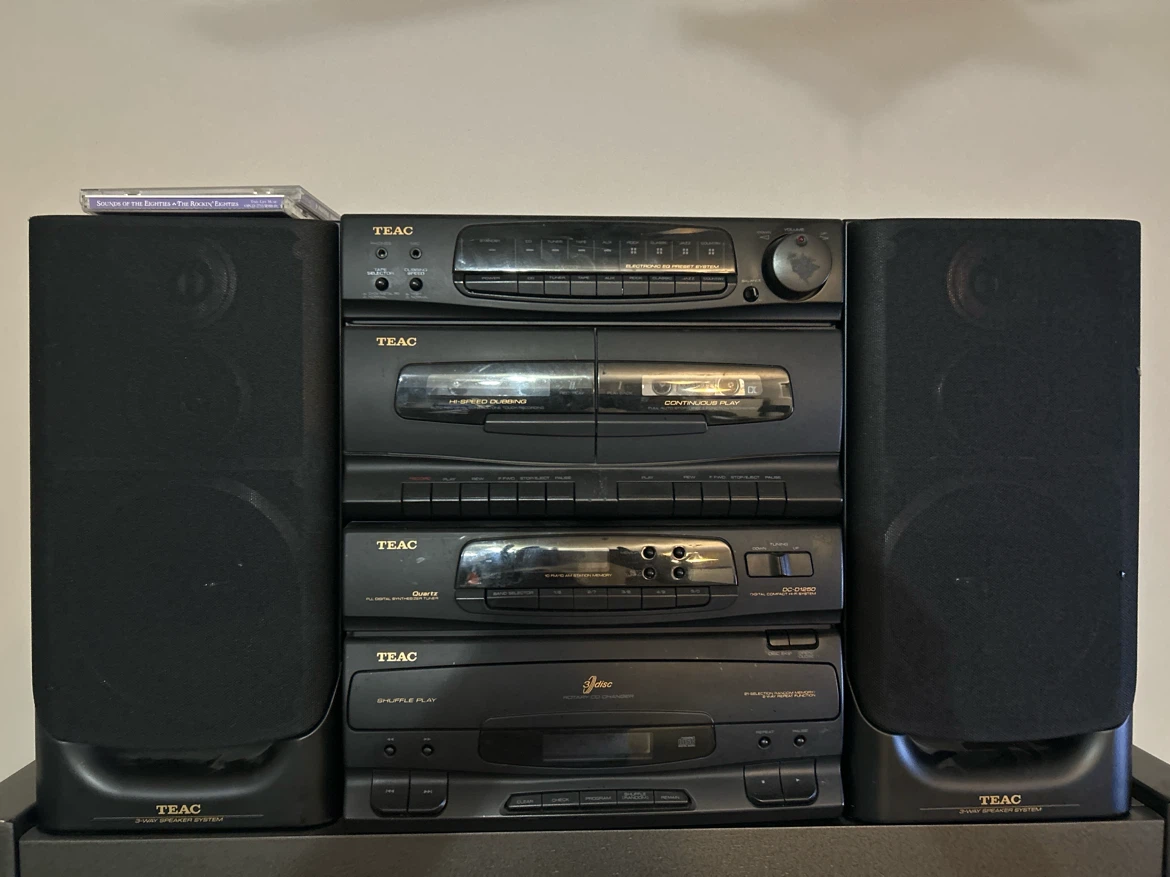 TEAC Stereo System with Cassette and CD Player