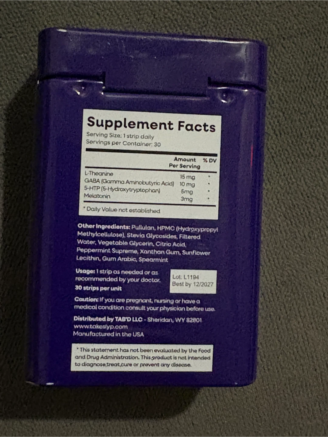 Slyp Sleep in a Slip Fast Acting Sleep Strips - photo 2