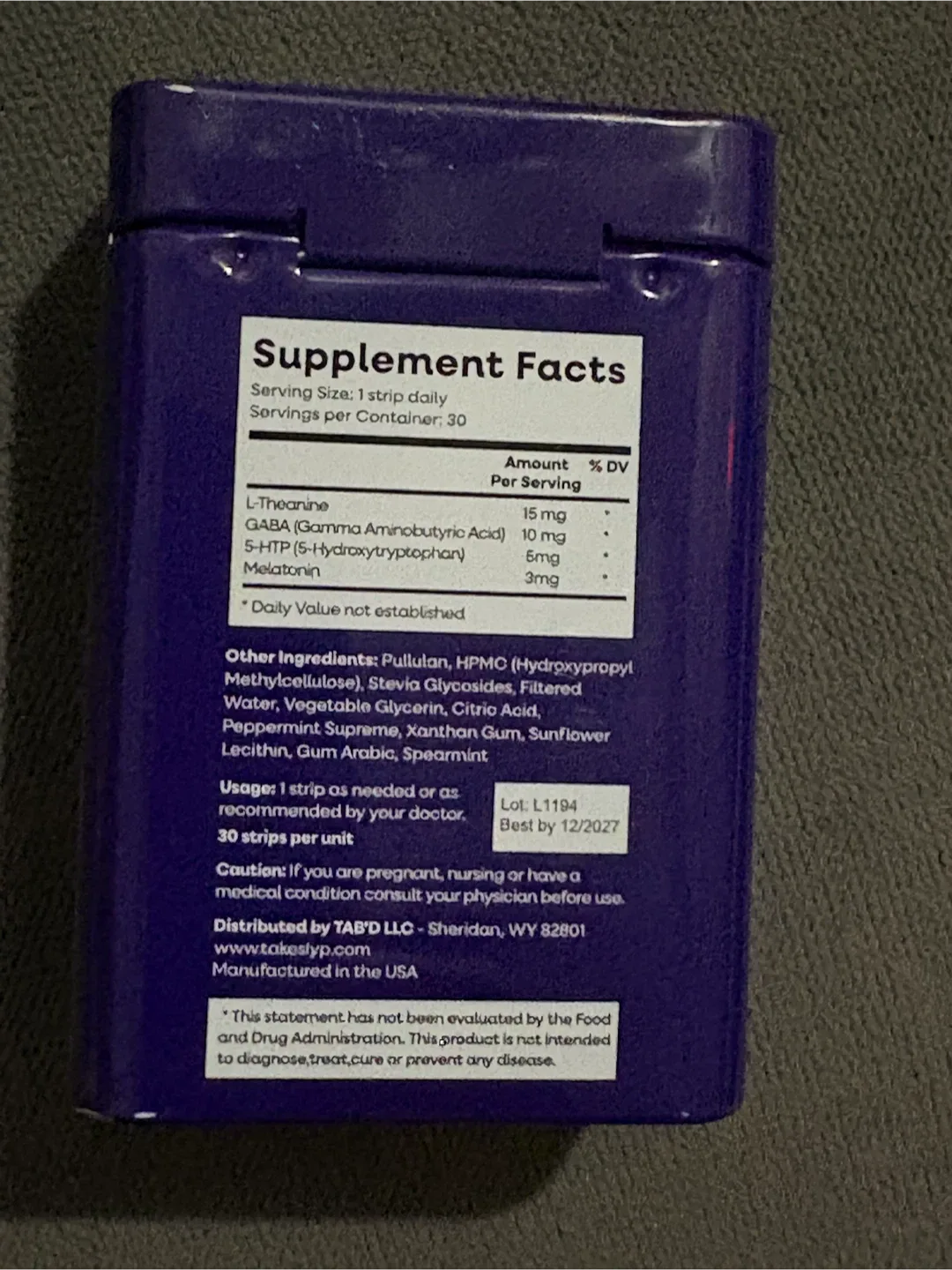 Slyp Sleep in a Slip Fast Acting Sleep Strips - photo 2