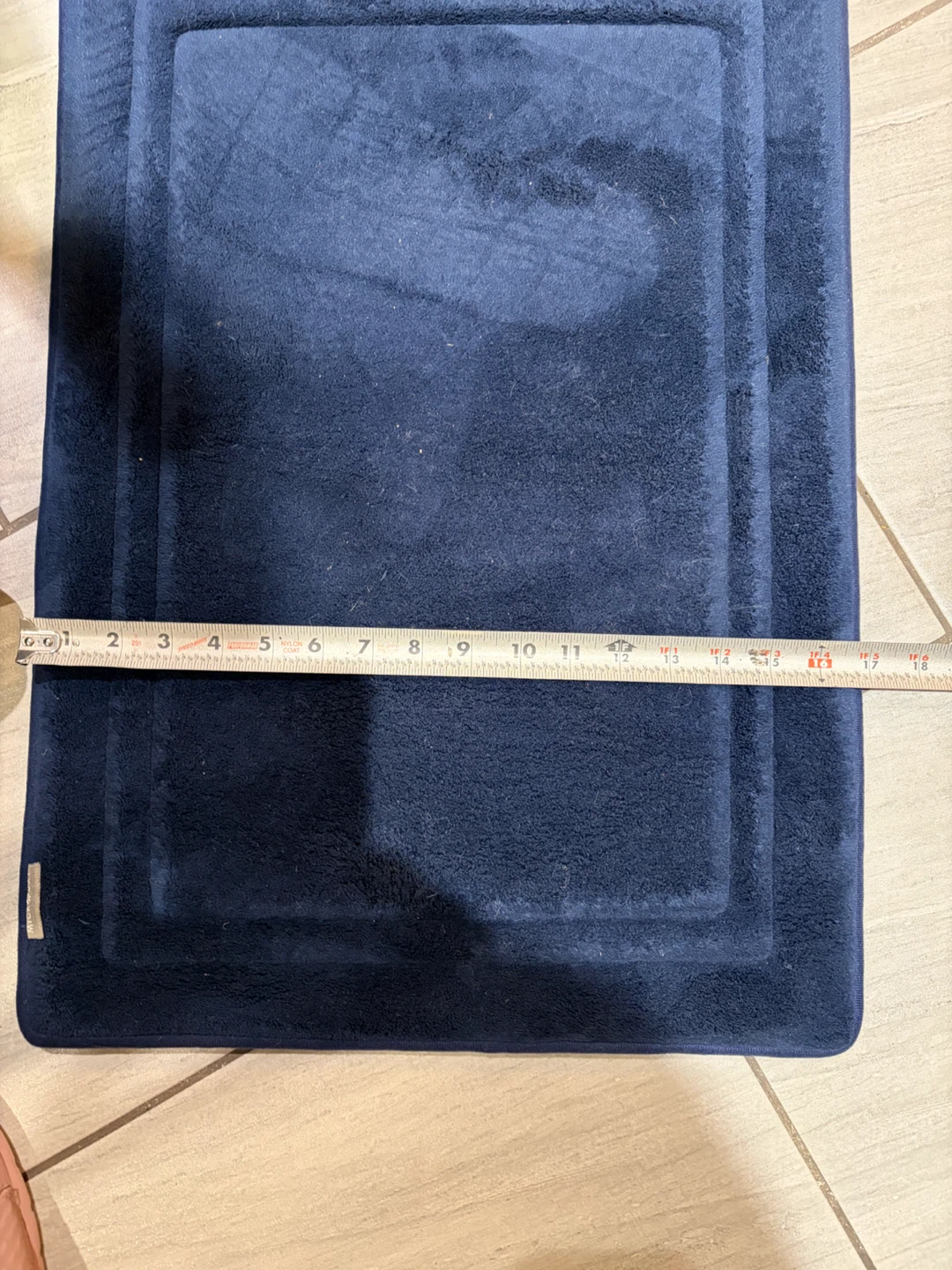 Navy Blue Rectangular Mat - photo 2