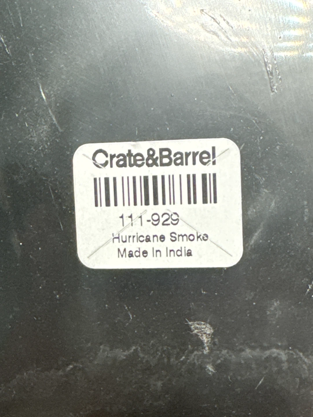 Crate & Barrel Hurricane Smoke Vase - photo 5