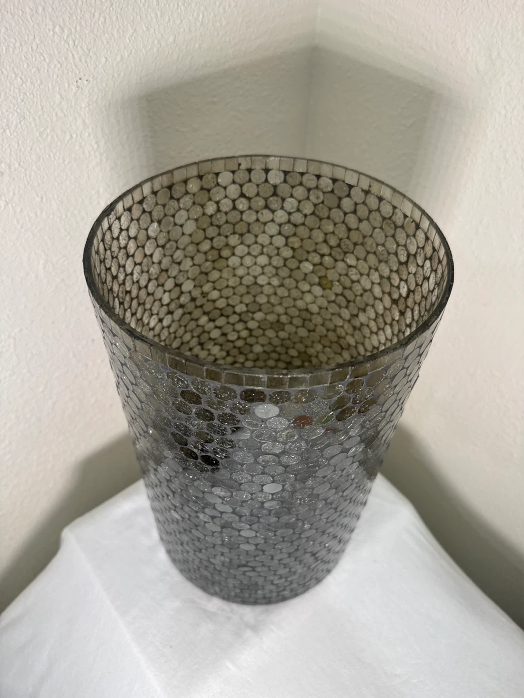 Crate & Barrel Hurricane Smoke Vase
