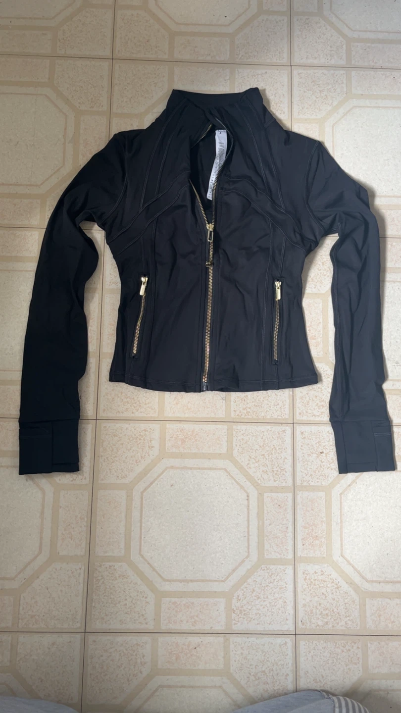Lululemon Black Jacket Size 4