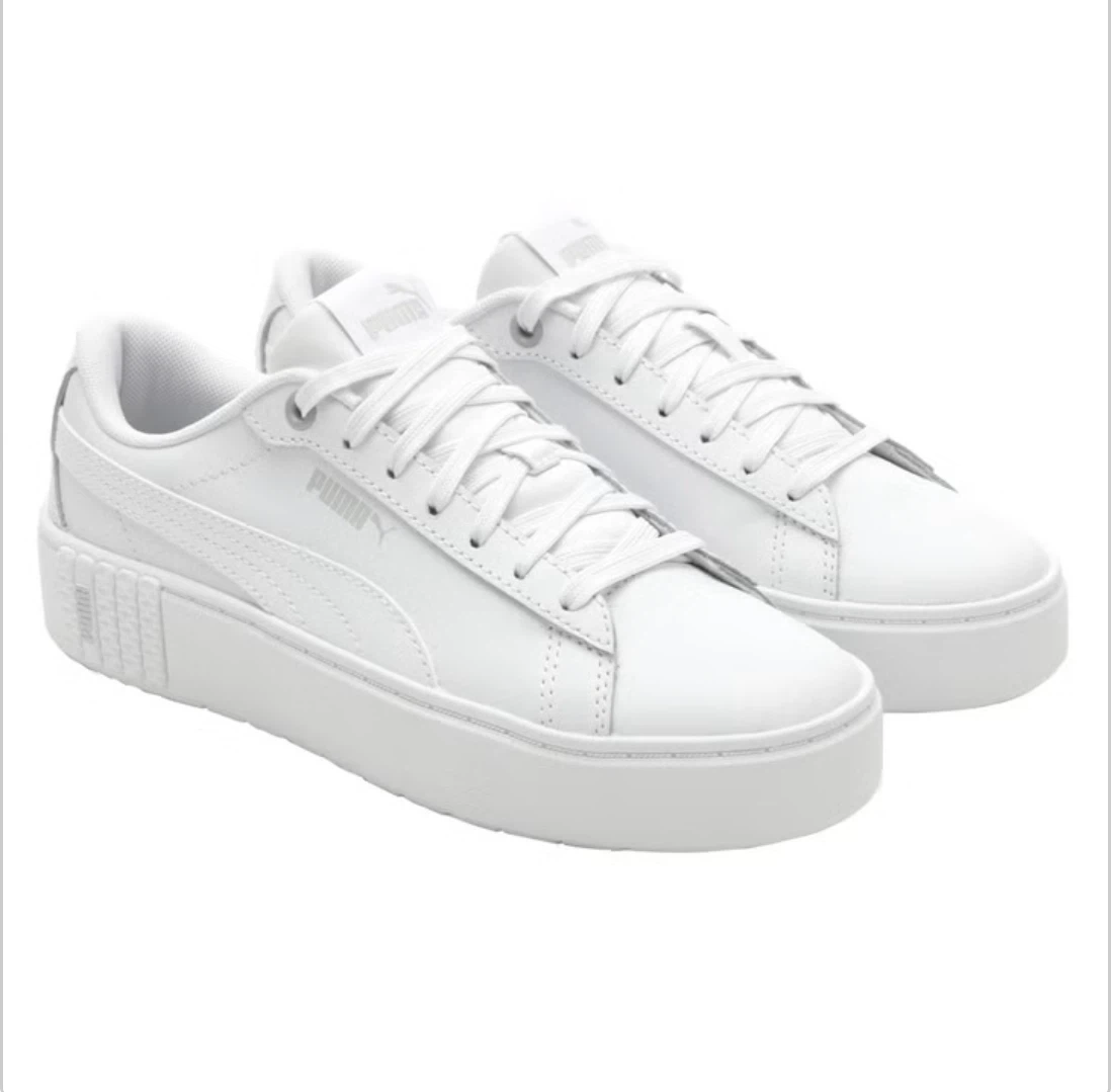 Puma White Platform Sneakers