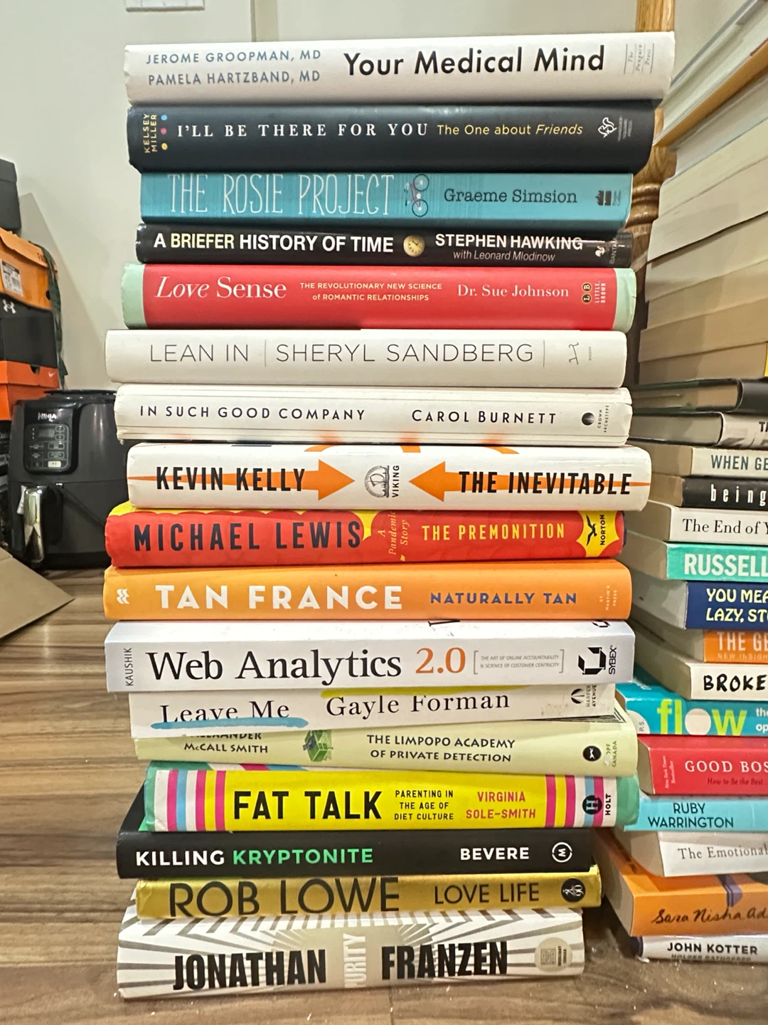 Self-help, Health, Mindsets, Finance, Knowledge, Biographies