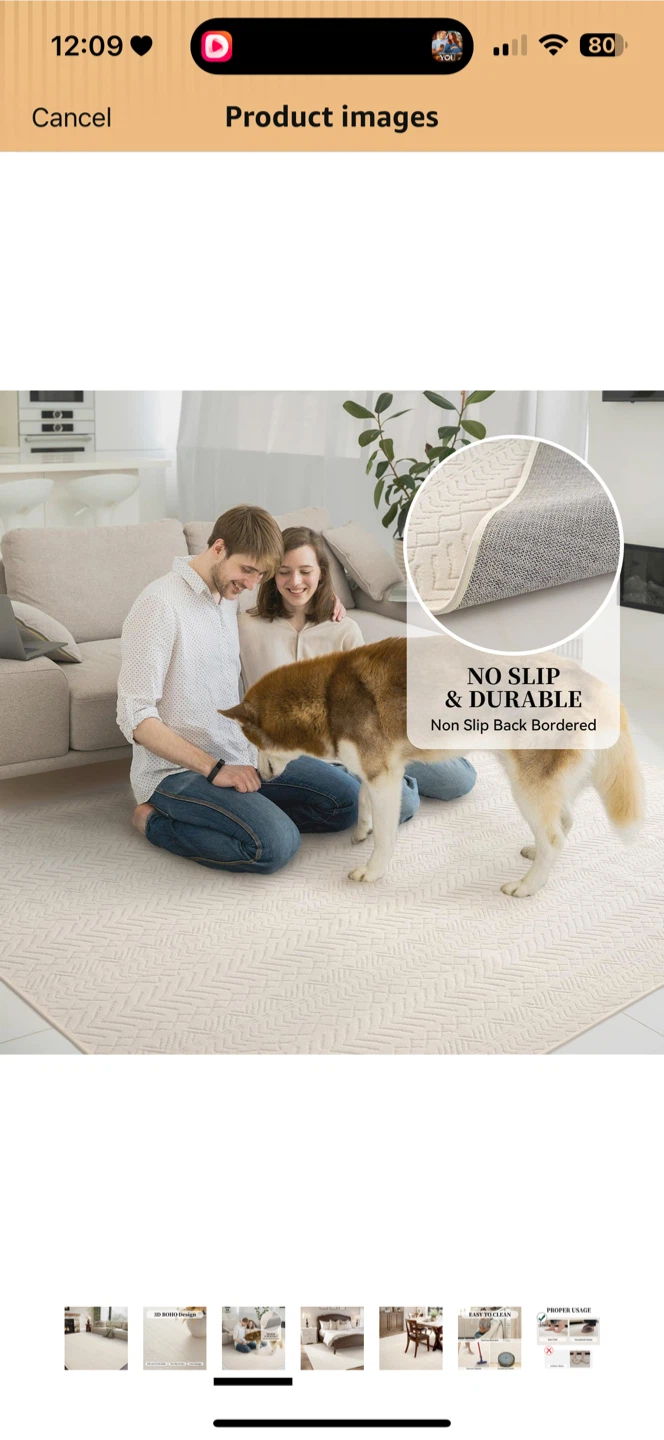3D Boho Design Area Rug 9x12 - photo 3