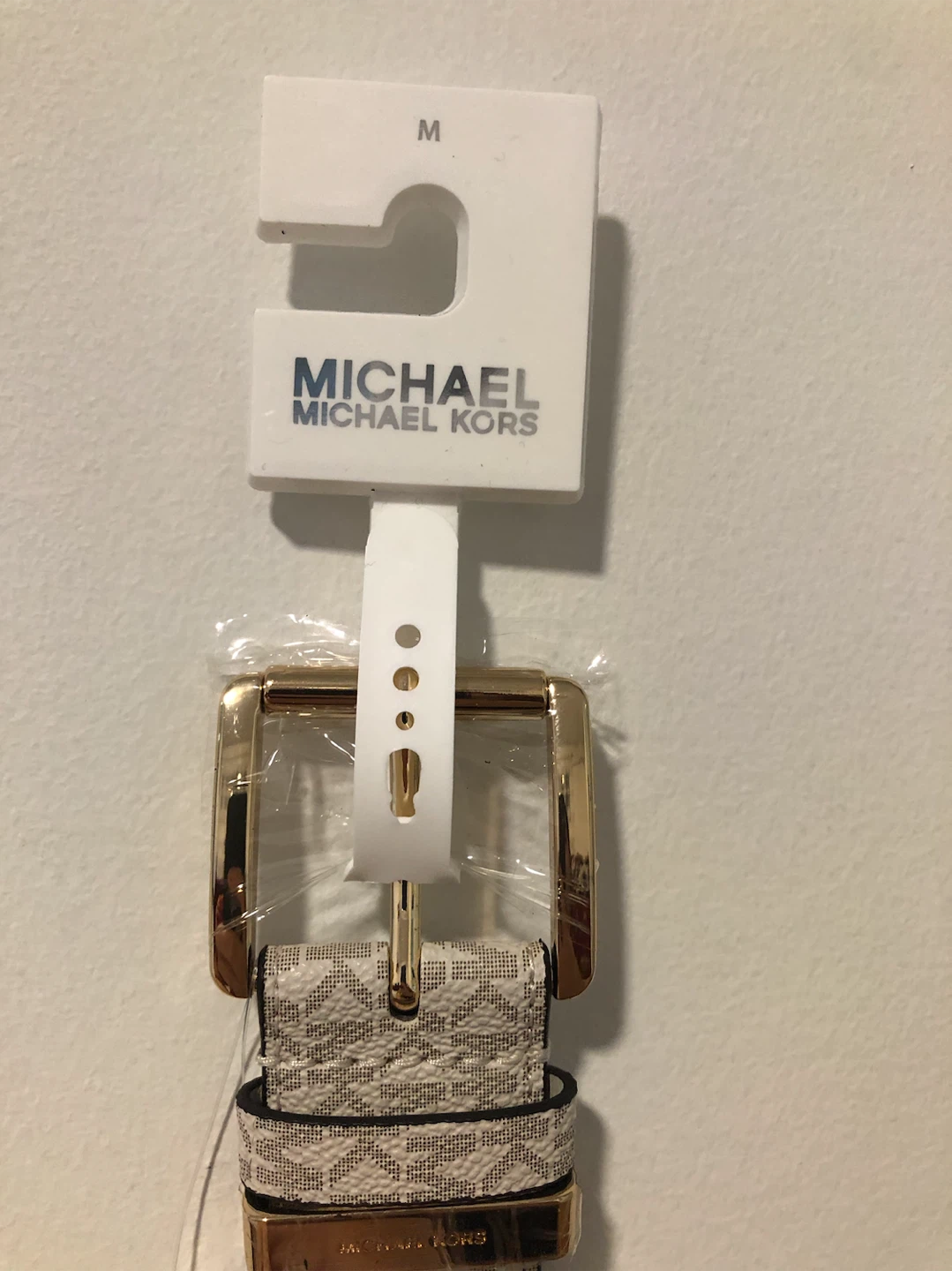 Michael Kors Belt - Logo Print - Size M