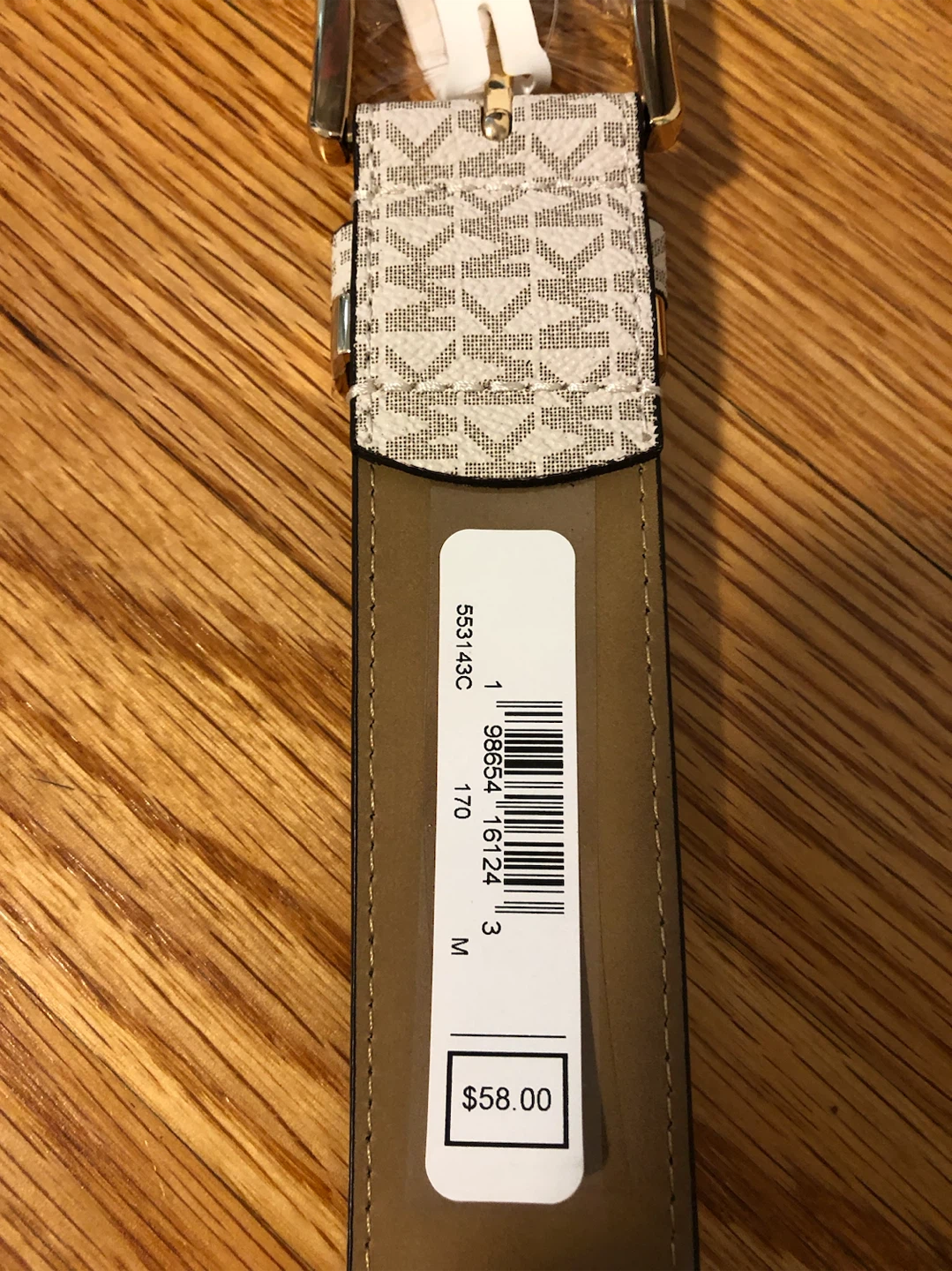 Michael Kors Belt - Logo Print - Size M - photo 3