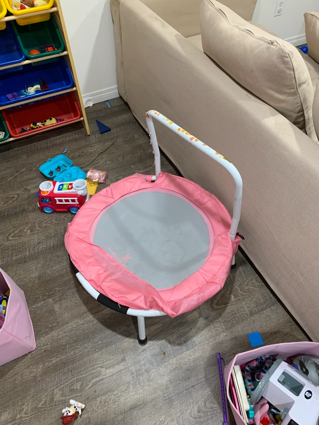 Pink Toddler Trampoline