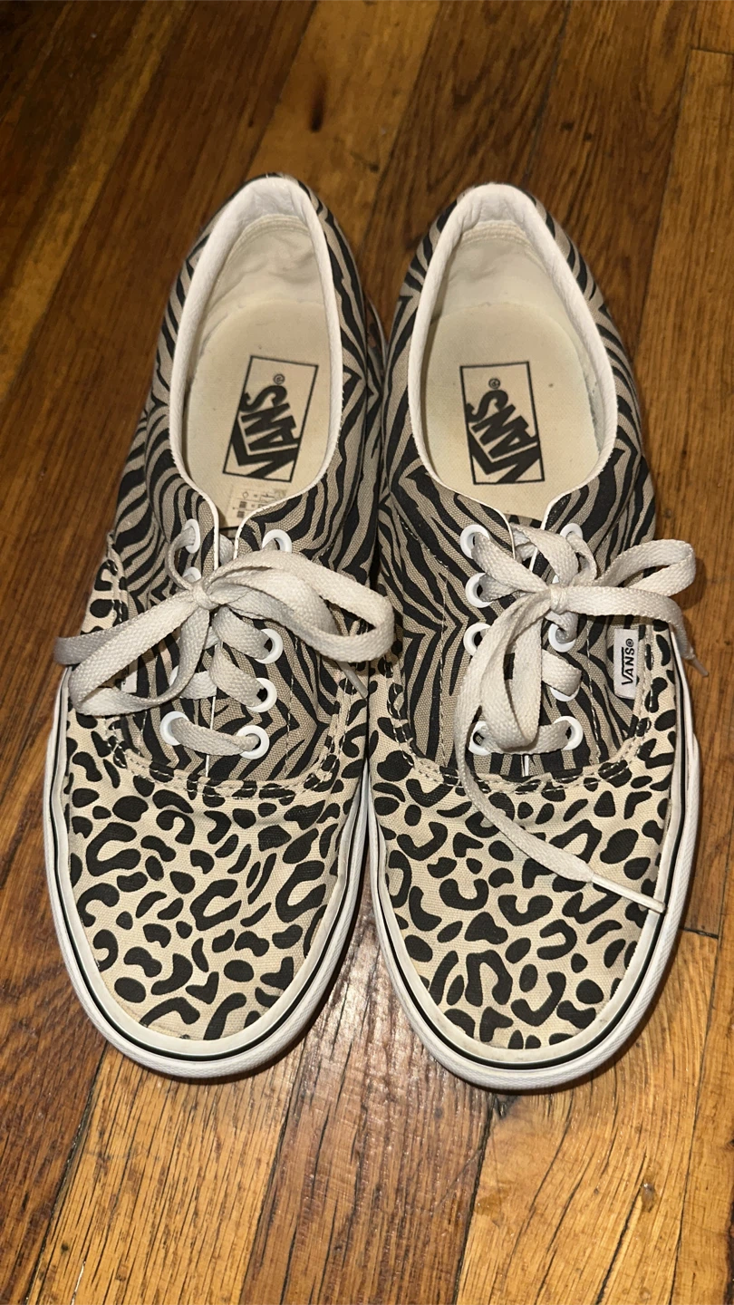 Vans Safari Multi color way Animal Print Sneakers