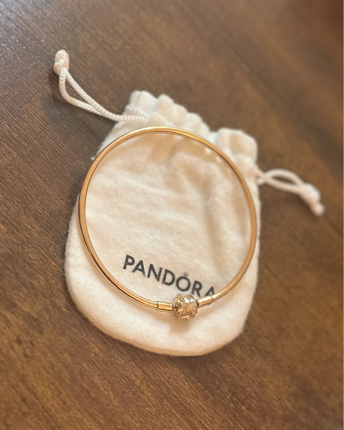 Pandora Rose Bangle Bracelet with Clasp