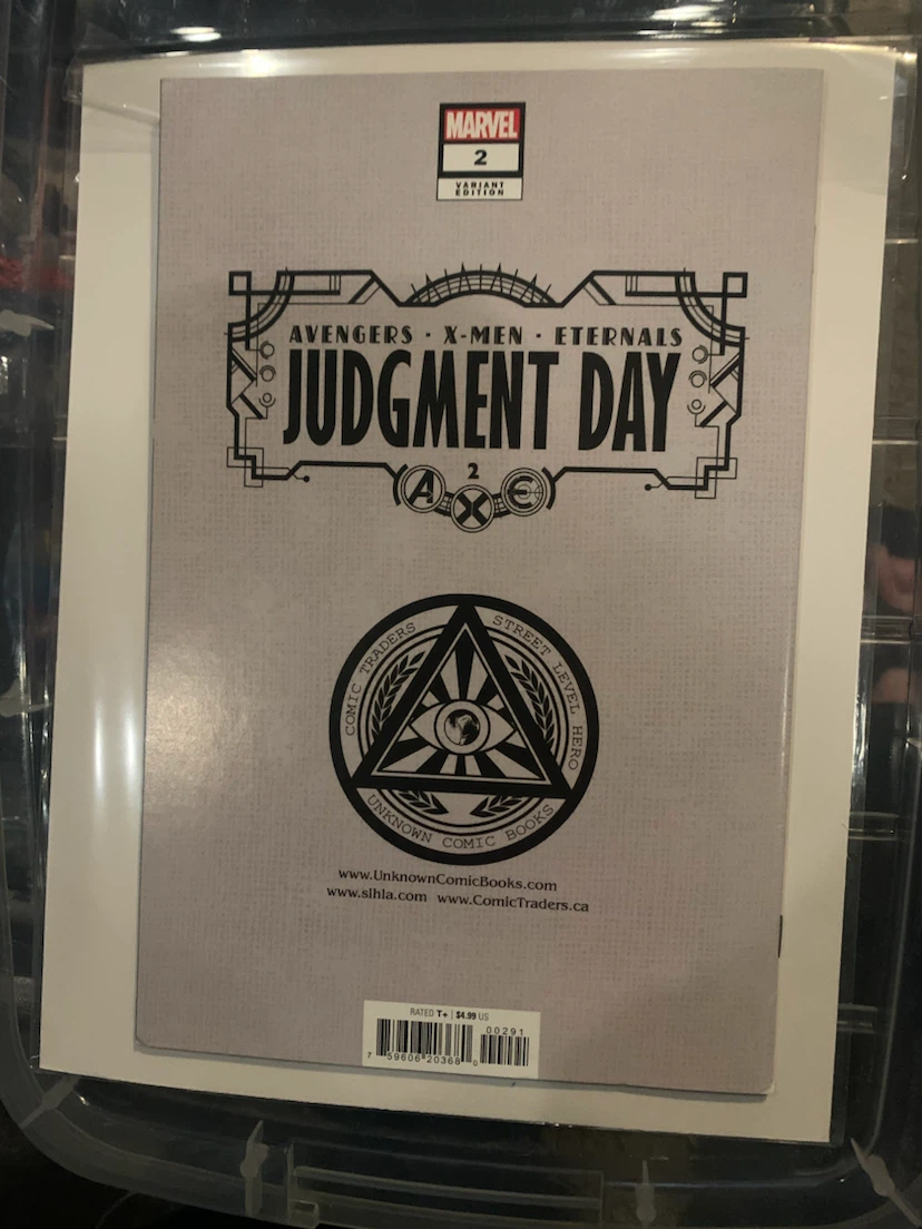 Marvel Avengers X-Men Eternals Judgment Day #2 Comic Book - photo 2