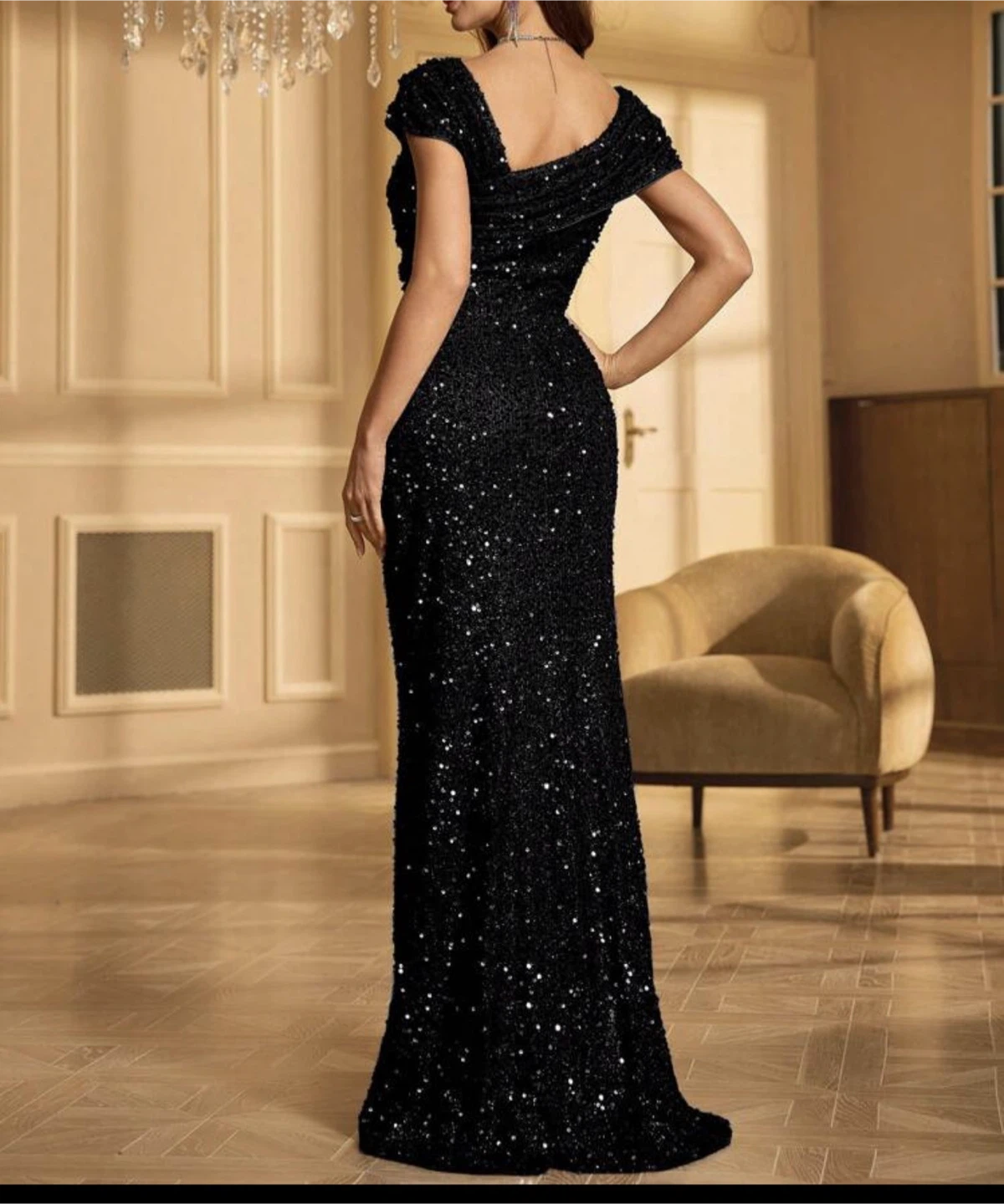 Sequin Evening Gown - photo 2