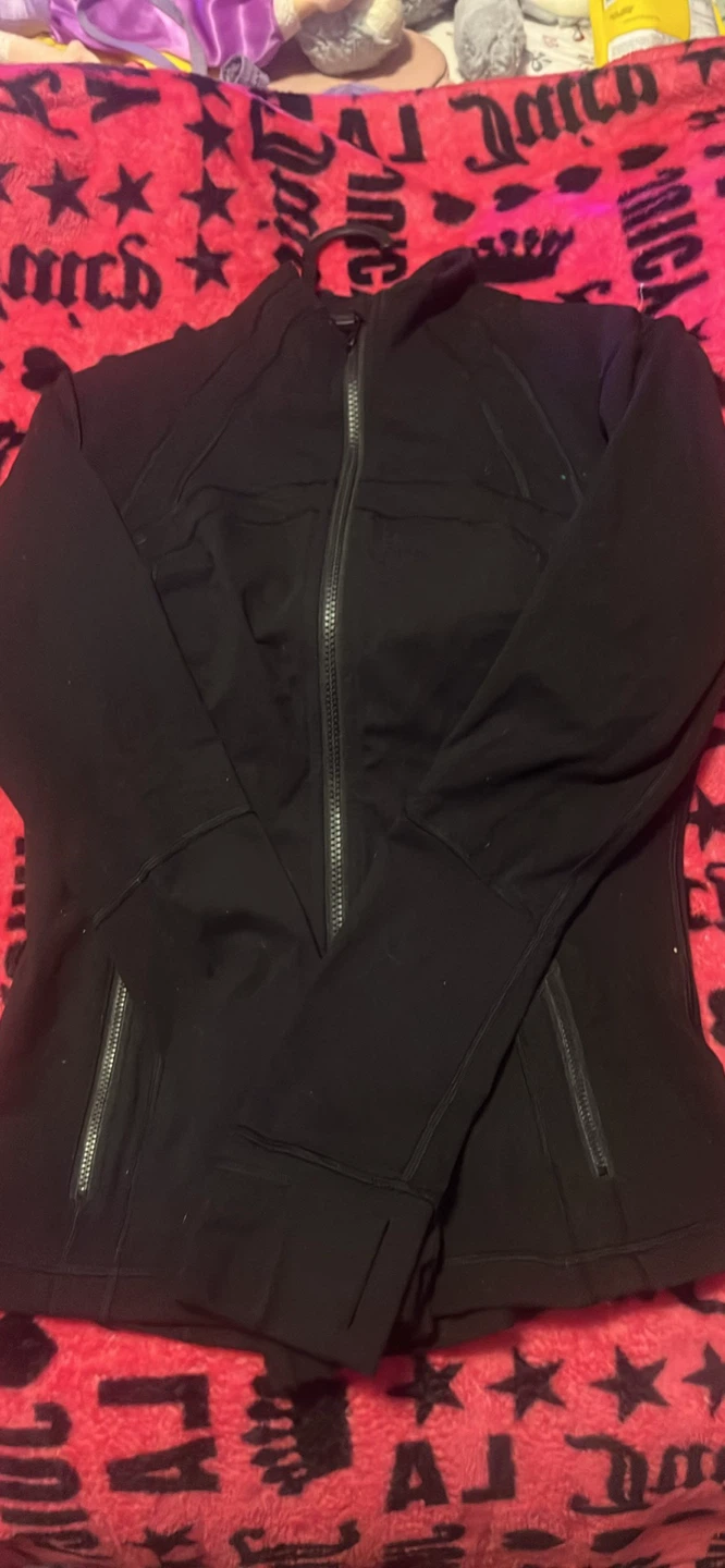 Lululemon Black Zip-Up Jacket Size 8