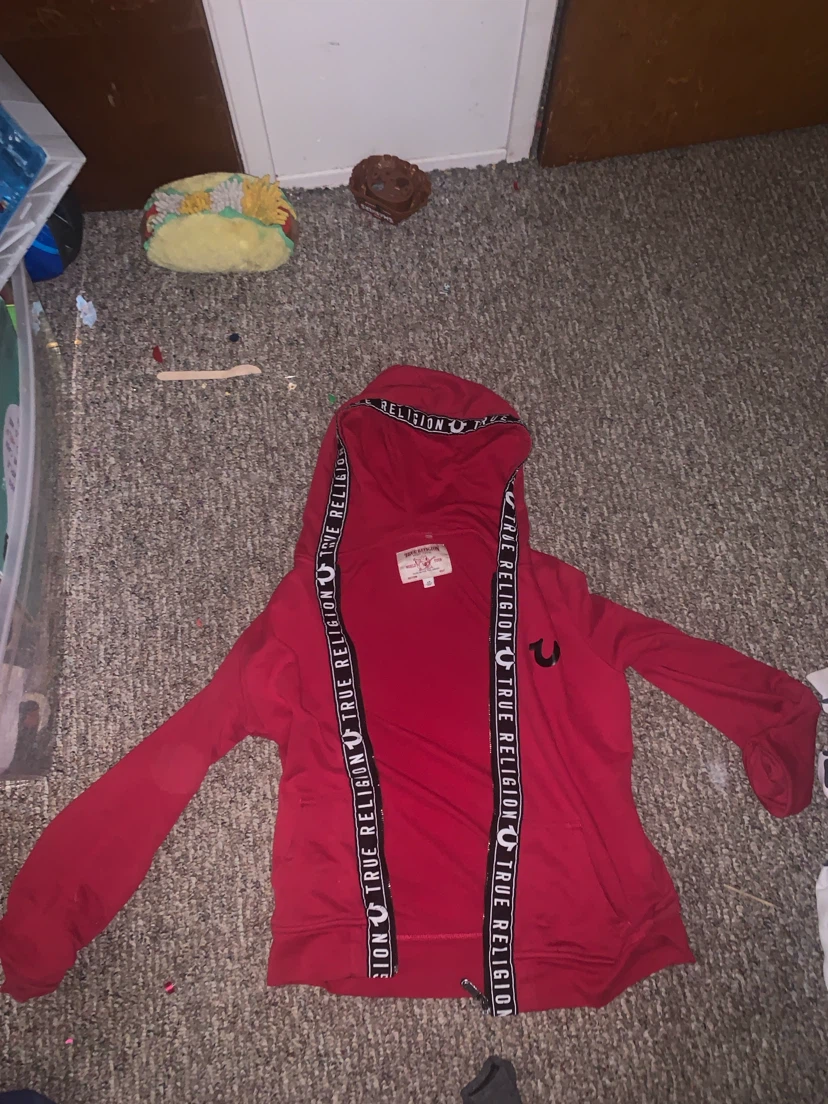 True Religion Red Hoodie