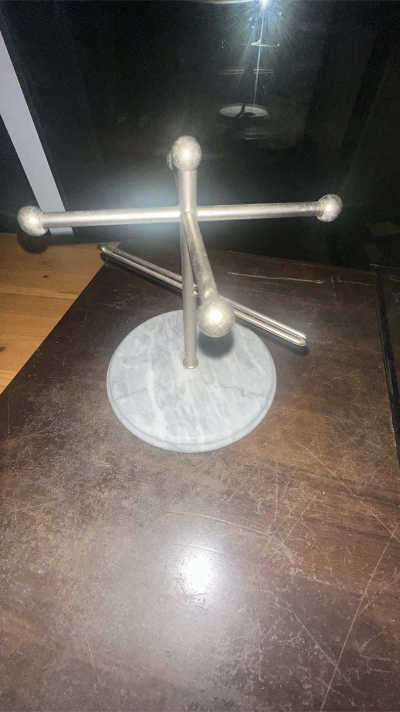 Marble Base Jewelry Organizer Stand