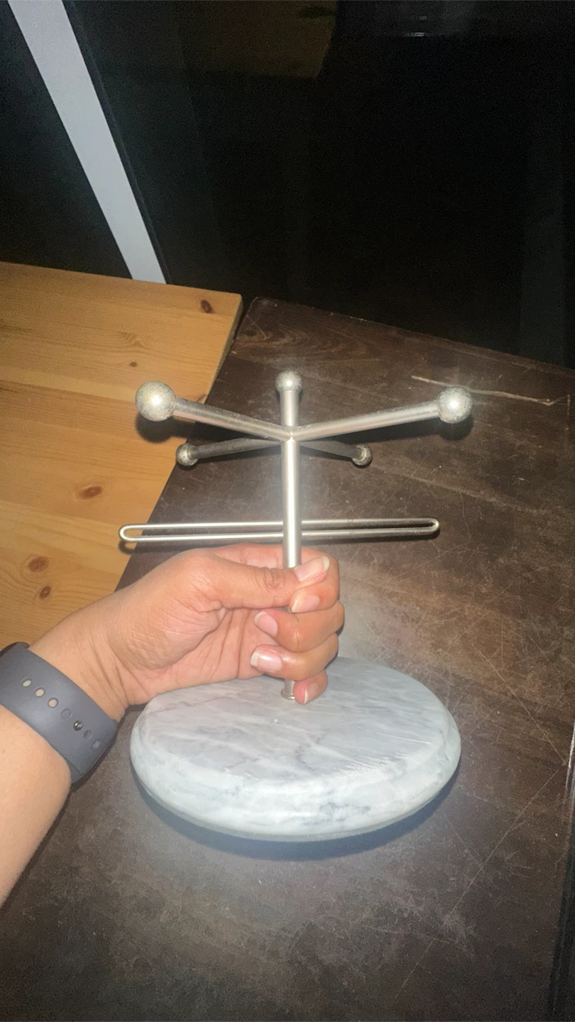 Marble Base Jewelry Organizer Stand - photo 4